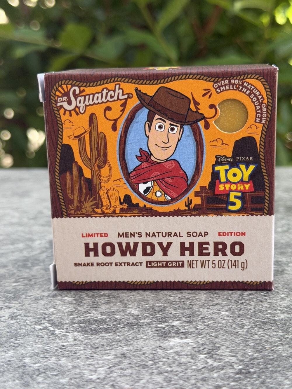 Dr. Squatch Toy Story 5 Howdy Hero Soap *Brand New - Limited Edition*
